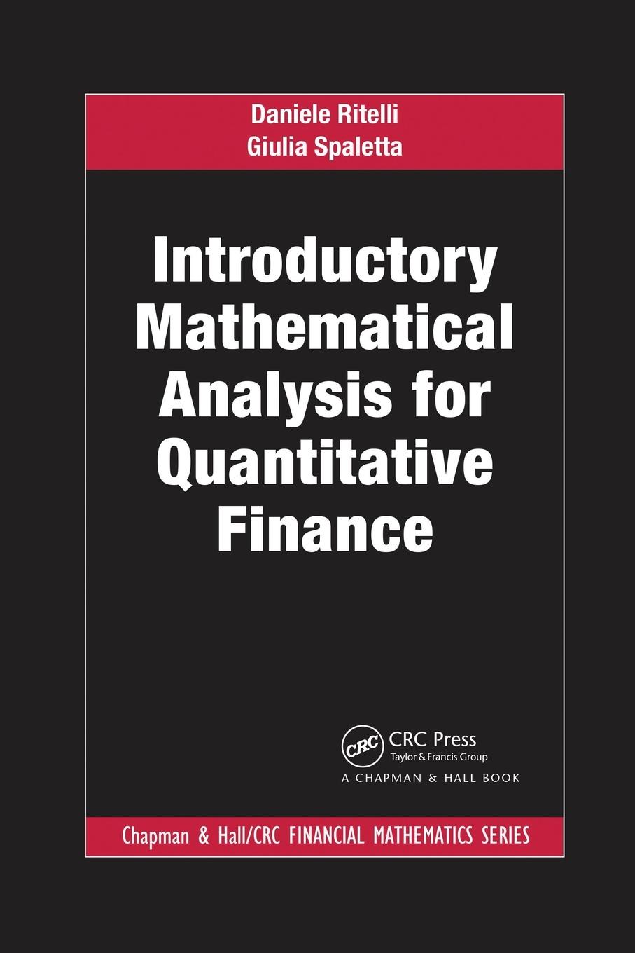 Cover: 9781032336572 | Introductory Mathematical Analysis for Quantitative Finance | Buch