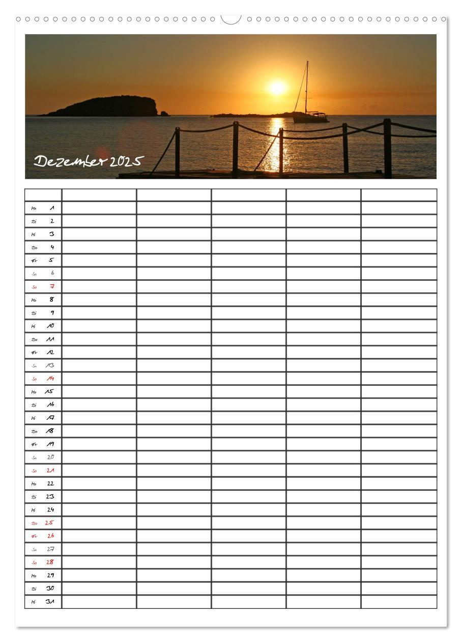 Bild: 9783457078952 | Ibiza / Familienplaner (Wandkalender 2025 DIN A2 hoch), CALVENDO...