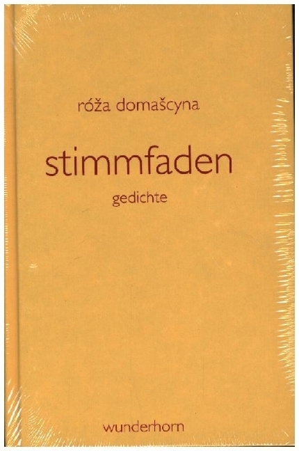 Cover: 9783884232668 | Stimmfaden | Gedichte | Roza Domascyna | Buch | 80 S. | Deutsch | 2006