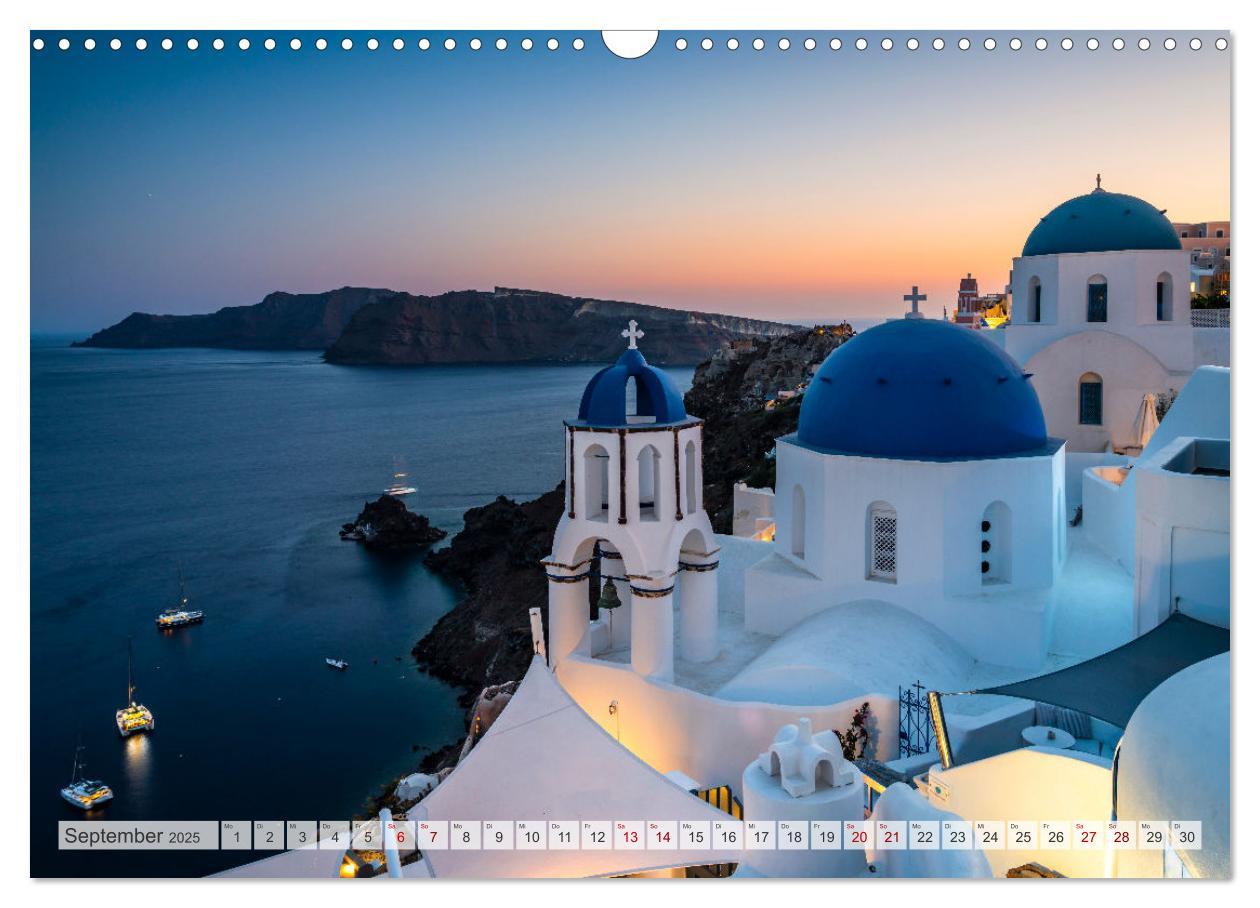 Bild: 9783383950933 | Wunderbares Santorini - Matteo Colombo (Wandkalender 2025 DIN A3...