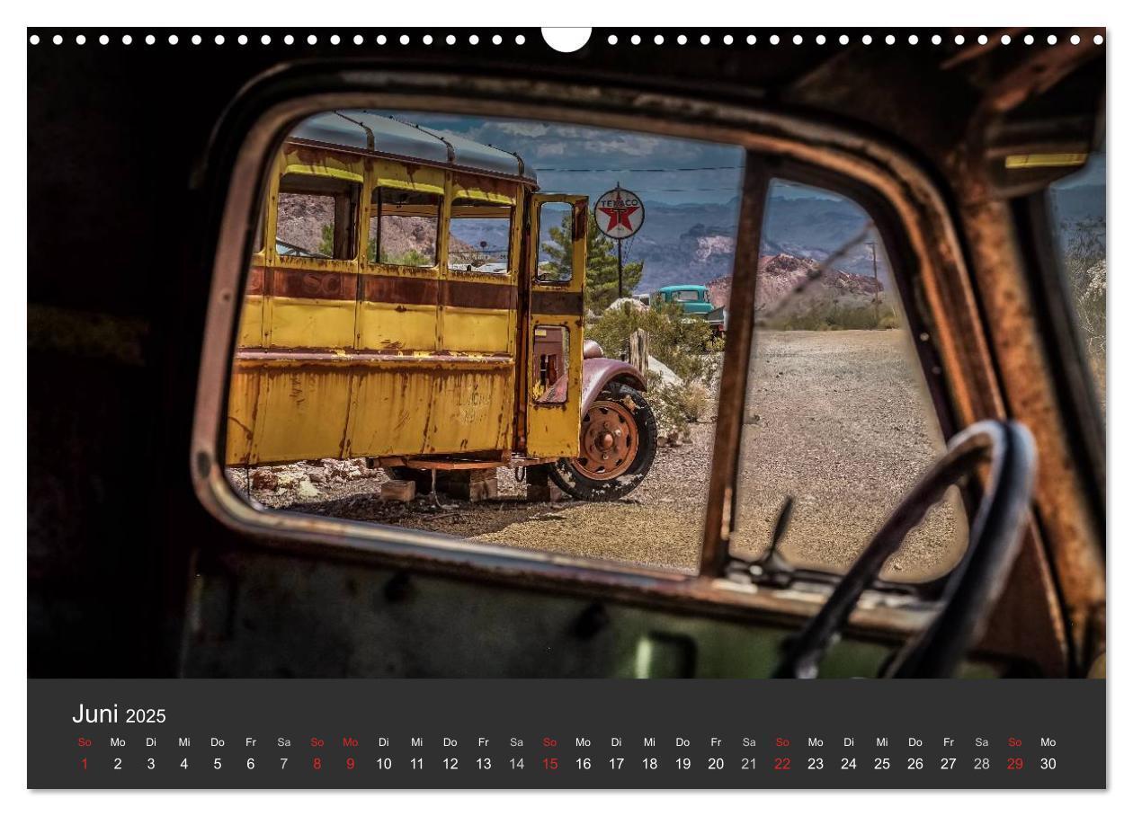 Bild: 9783435576302 | Vergessene Zeitzeugen entlang der Route 66 (Wandkalender 2025 DIN...