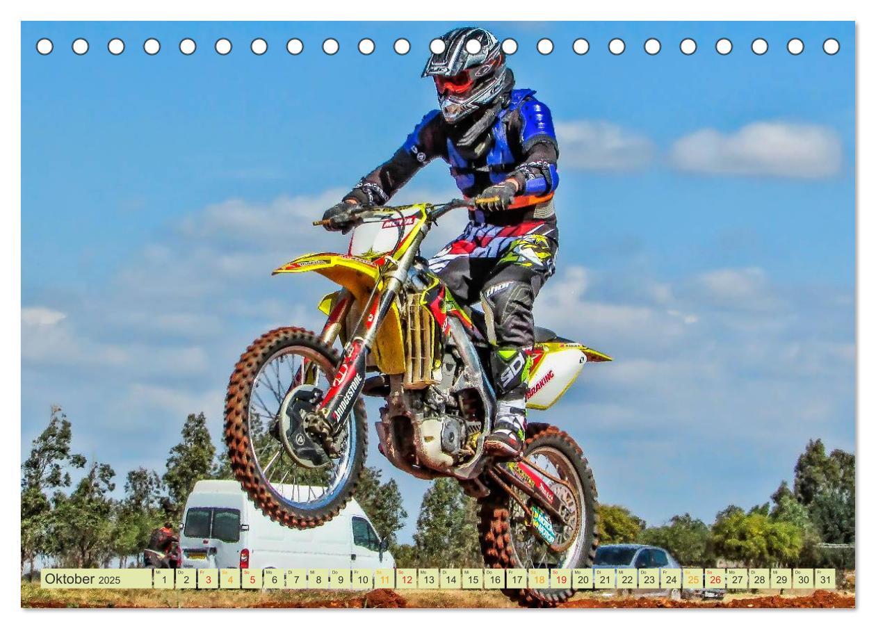 Bild: 9783435470969 | Motocross - so cool (Tischkalender 2025 DIN A5 quer), CALVENDO...