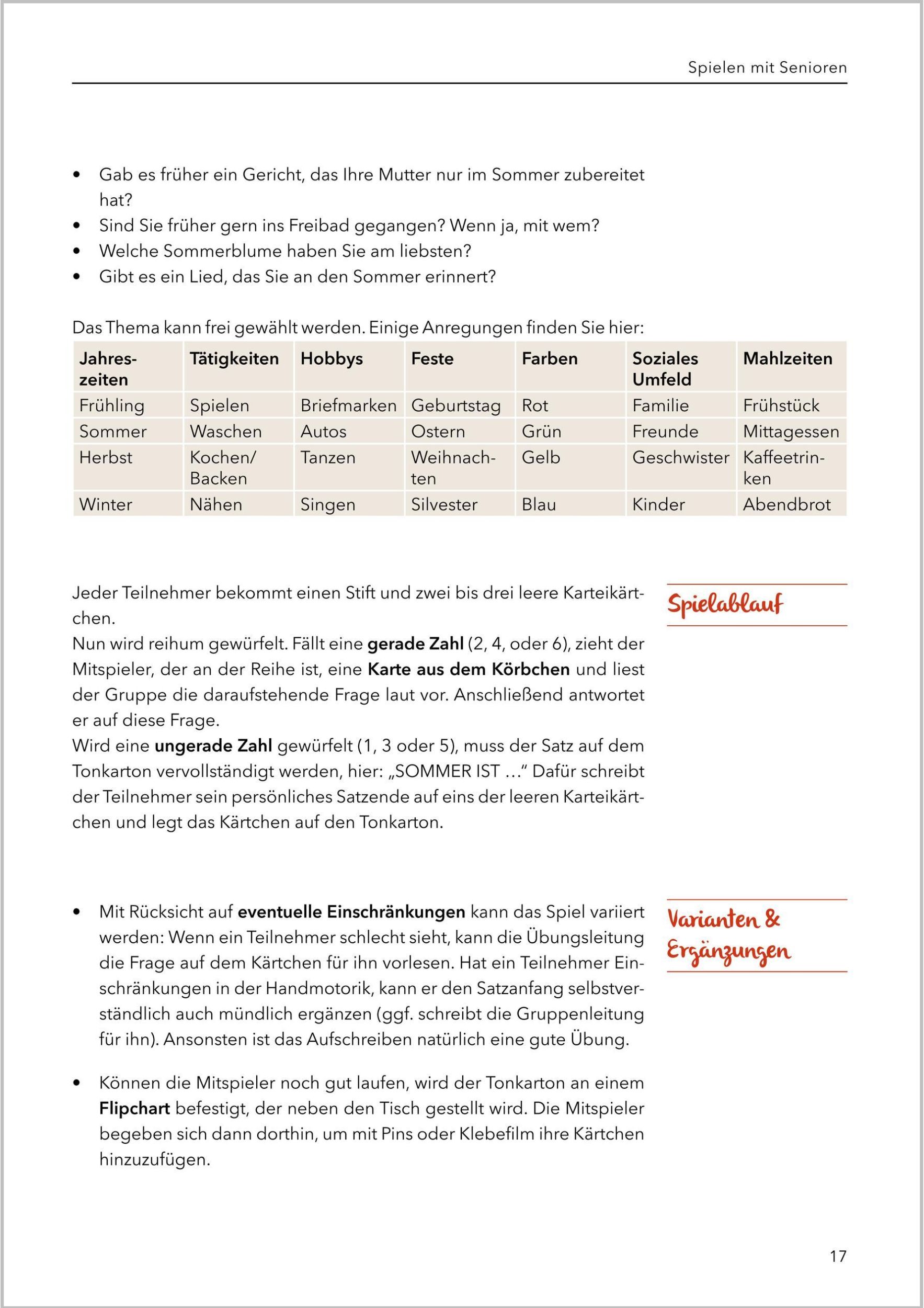 Bild: 9783948106928 | Spielen mit Senioren (Band 1) | Annika Schneider | Taschenbuch | 2021