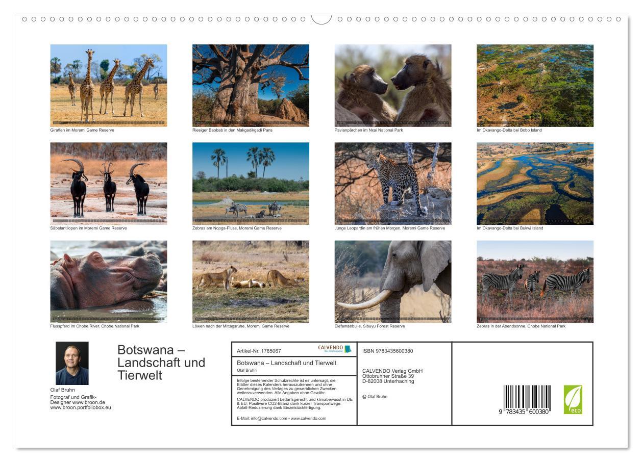 Bild: 9783435600380 | Botswana ¿ Landschaft und Tierwelt (hochwertiger Premium...