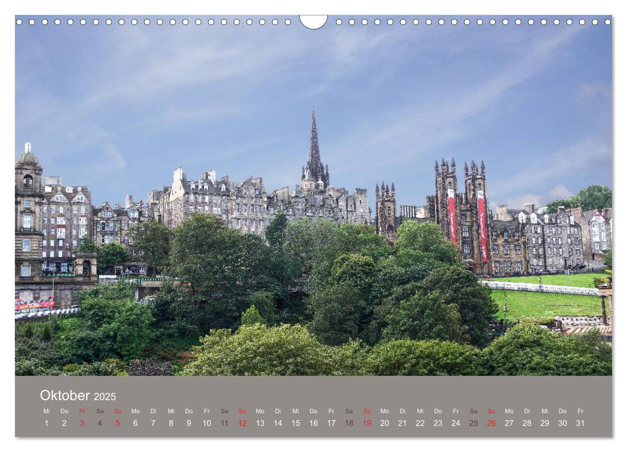 Bild: 9783435204489 | Edinburgh - Lebendige Metropole (Wandkalender 2025 DIN A3 quer),...