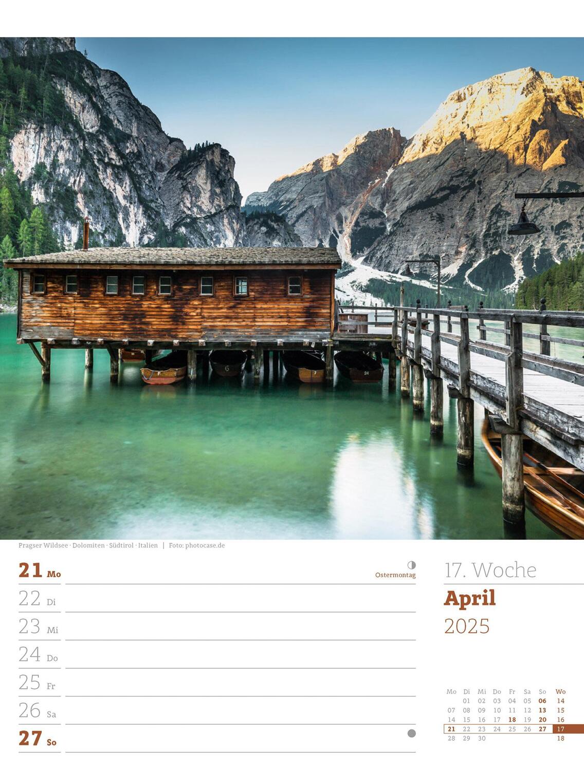 Bild: 9783838435022 | Faszination Alpenwelt - Wochenplaner Kalender 2025 | Kunstverlag