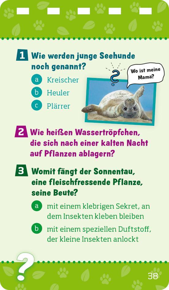 Bild: 9783788677831 | WAS IST WAS Quiz Natur und Tiere | KG | Taschenbuch | 80 S. | Deutsch