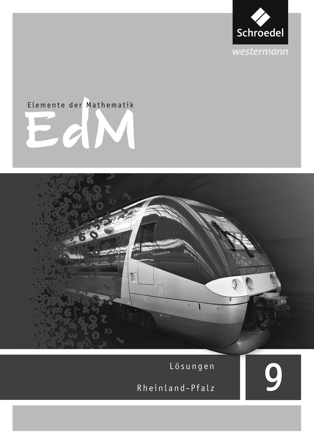 Cover: 9783507885264 | Elemente der Mathematik SI 9. Lösungen. Rheinland-Pfalz | Suhr | 2016