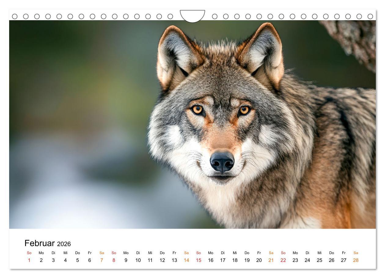 Bild: 9783457246870 | Wölfe - die Stimme der Wildnis (Wandkalender 2026 DIN A4 quer),...