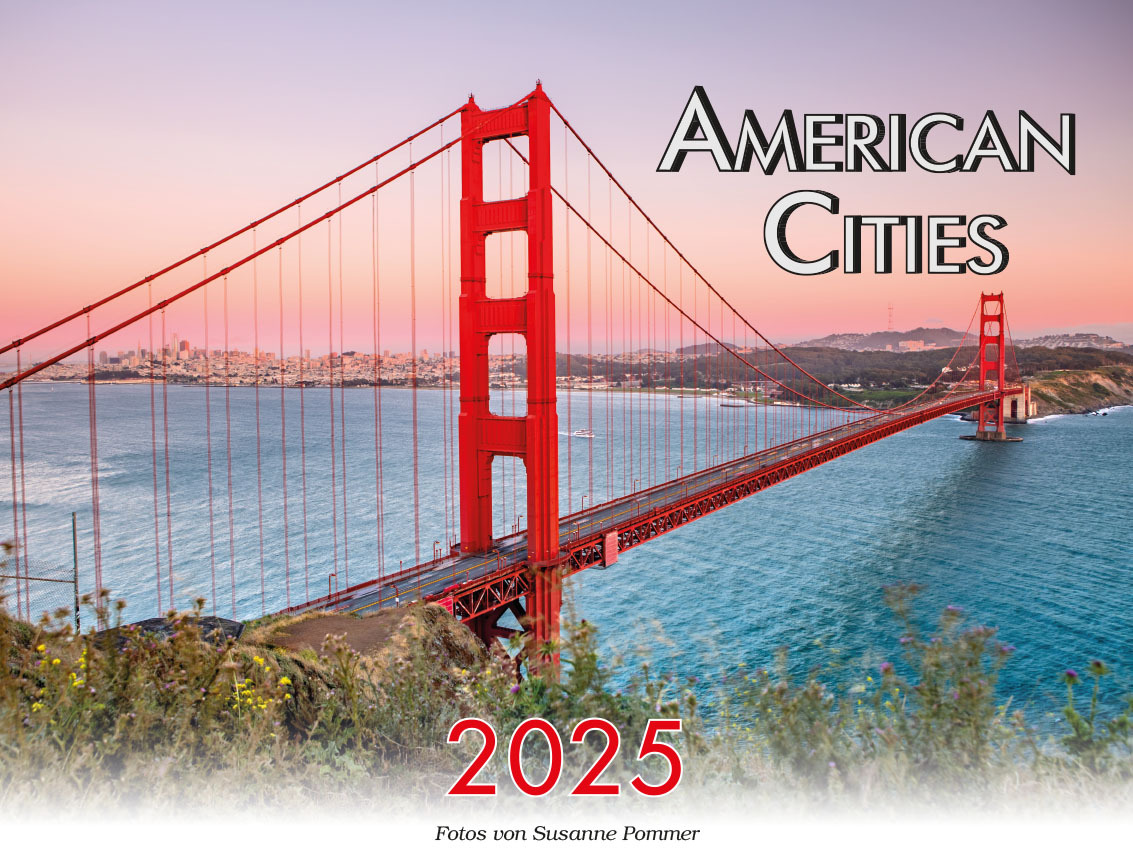 Cover: 9783948794767 | American Cities Kalender 2025 | Frank Pommer (u. a.) | Kalender | 2025