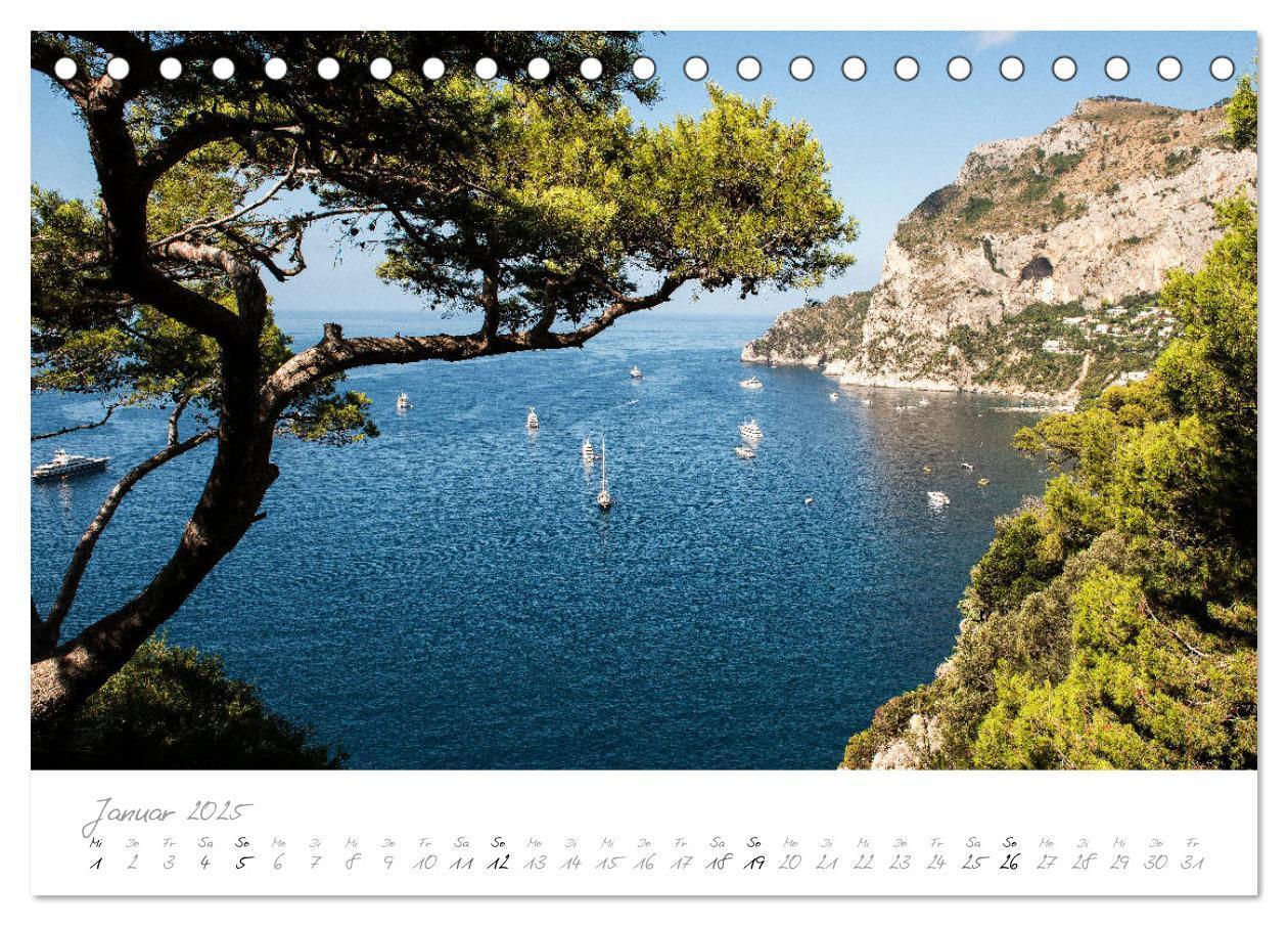 Bild: 9783435210527 | Capri, Insel der Sehnsucht (Tischkalender 2025 DIN A5 quer),...