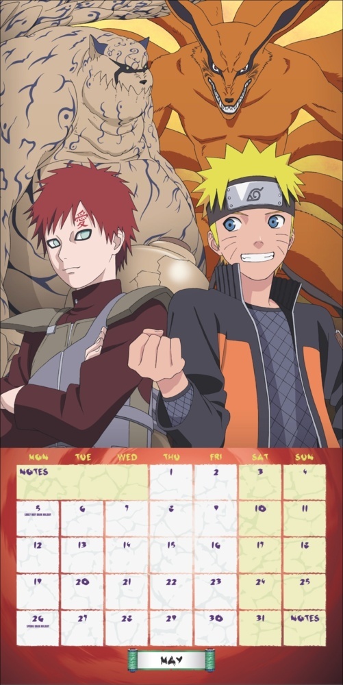 Bild: 9783840196812 | Naruto Broschurkalender 2025 | Kalender | 28 S. | Englisch | 2025