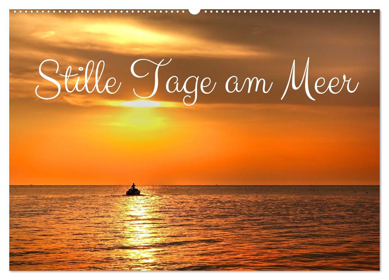 Cover: 9783383950032 | Stille Tage am Meer (Wandkalender 2025 DIN A2 quer), CALVENDO...