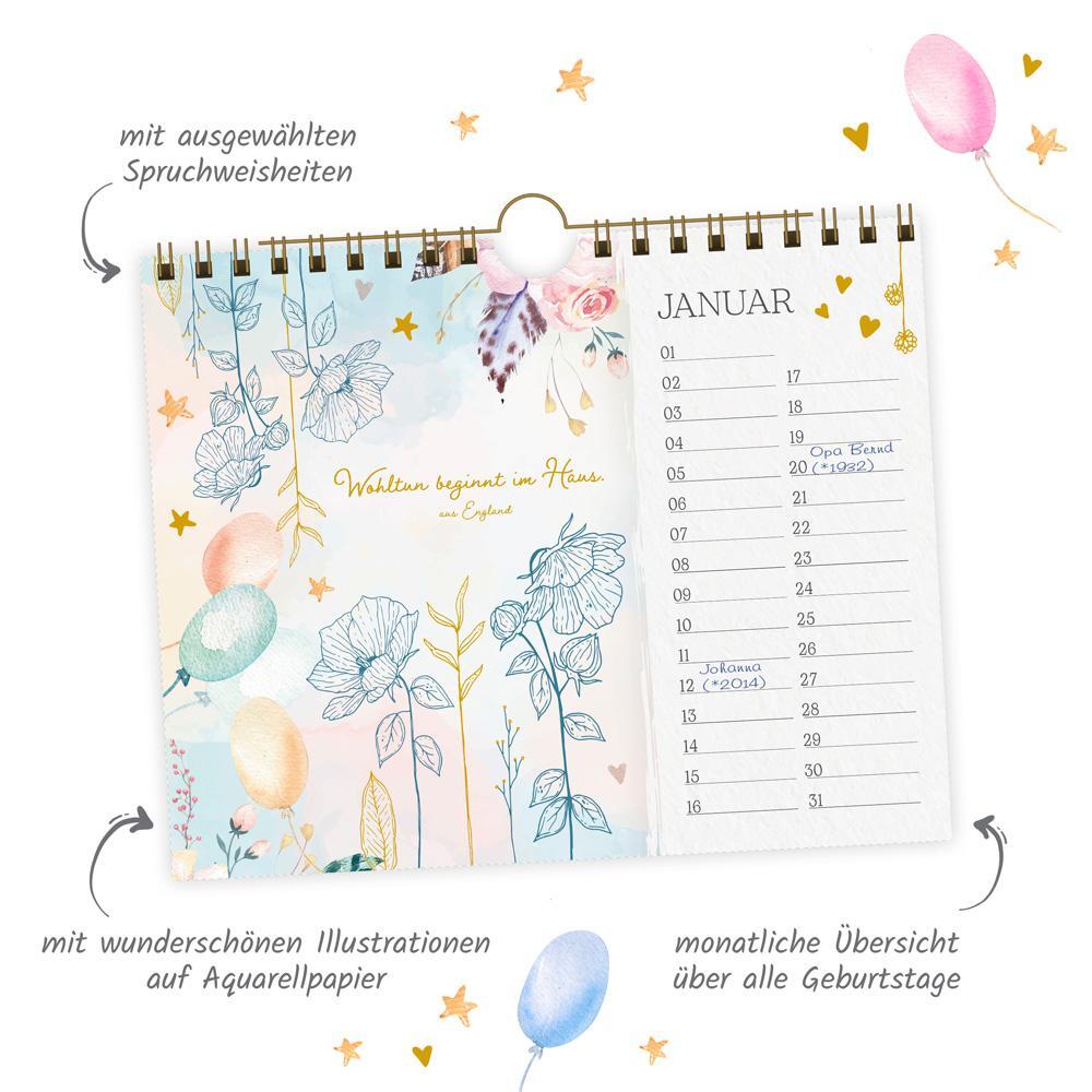 Bild: 9783988021687 | Trötsch Premium Geburtstagskalender | Trötsch Verlag GmbH &amp; Co. KG