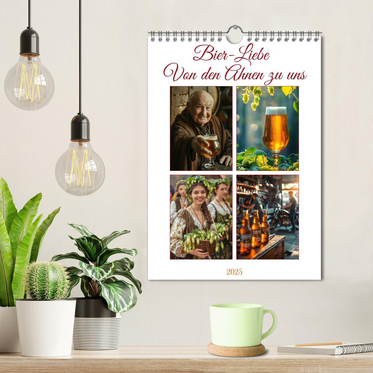 Bild: 9783383828966 | Bier-Liebe Von den Ahnen zu uns (Wandkalender 2025 DIN A4 hoch),...