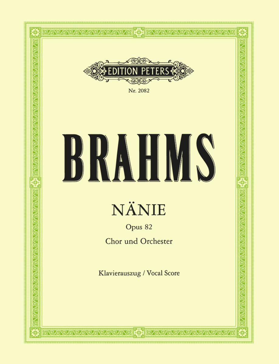 Cover: 9790014009335 | Nänie Op. 82 for Choir and Orchestra (Vocal Score) | Johannes Brahms