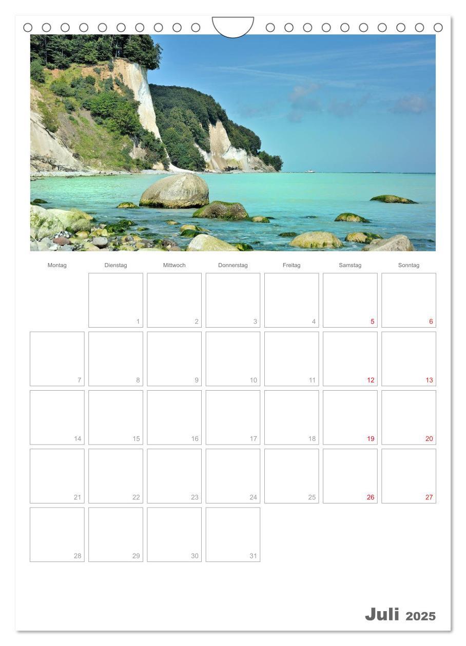 Bild: 9783457088340 | Insel Rügen / Planer (Wandkalender 2025 DIN A4 hoch), CALVENDO...