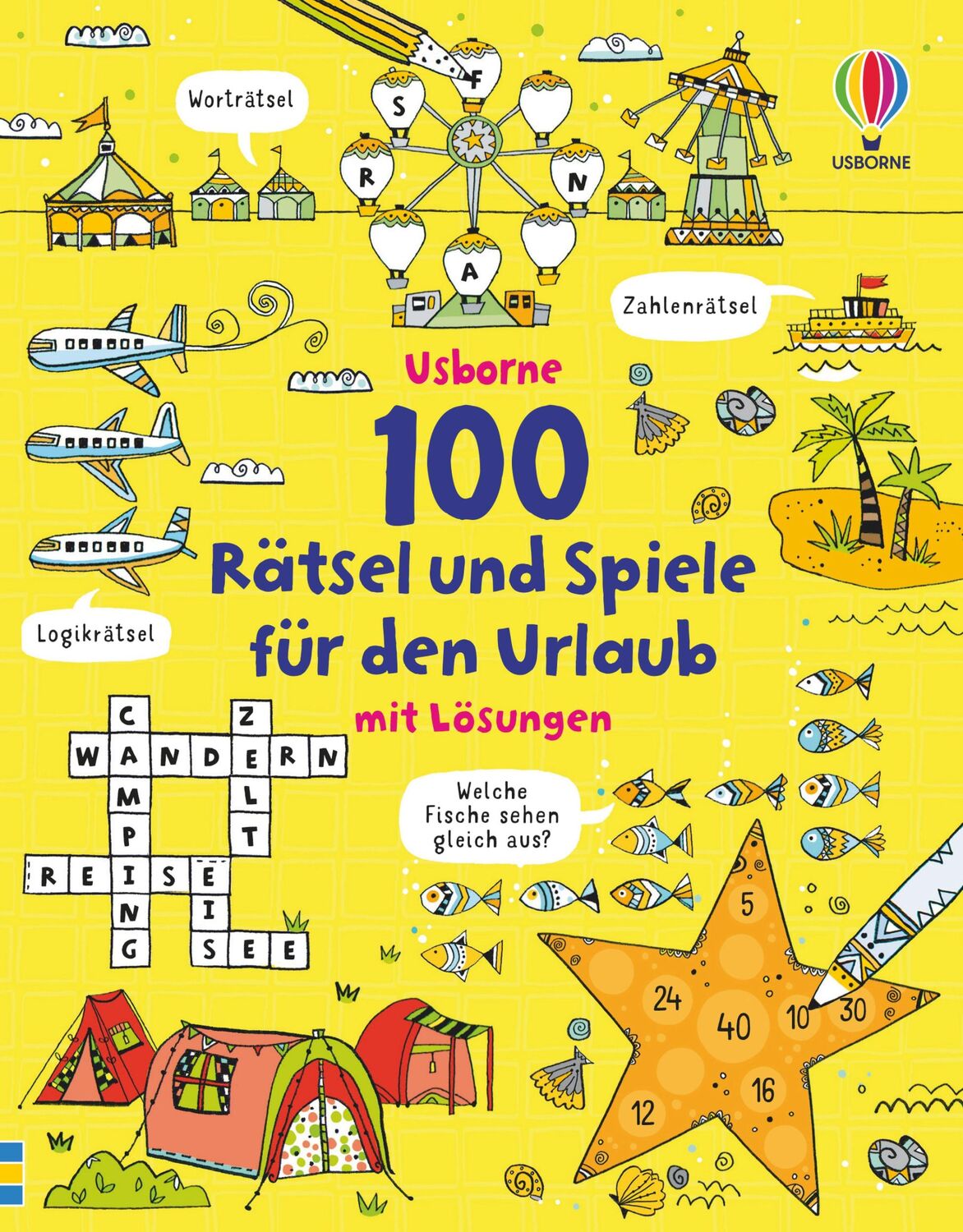 Cover: 9781789416589 | 100 Rätsel und Spiele für den Urlaub | mit Lösungen | Phil Clarke