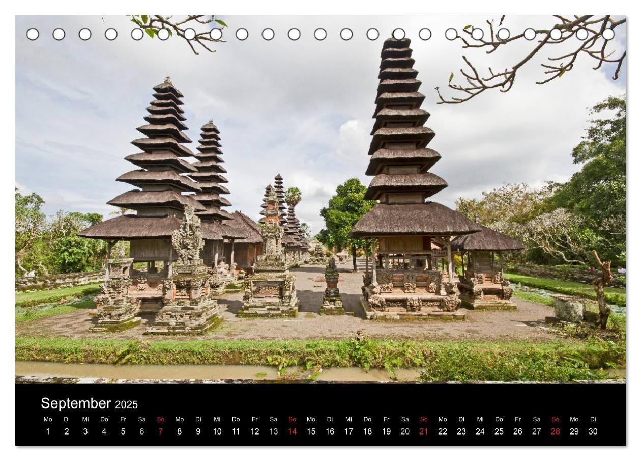 Bild: 9783435774371 | Indonesien (Tischkalender 2025 DIN A5 quer), CALVENDO Monatskalender