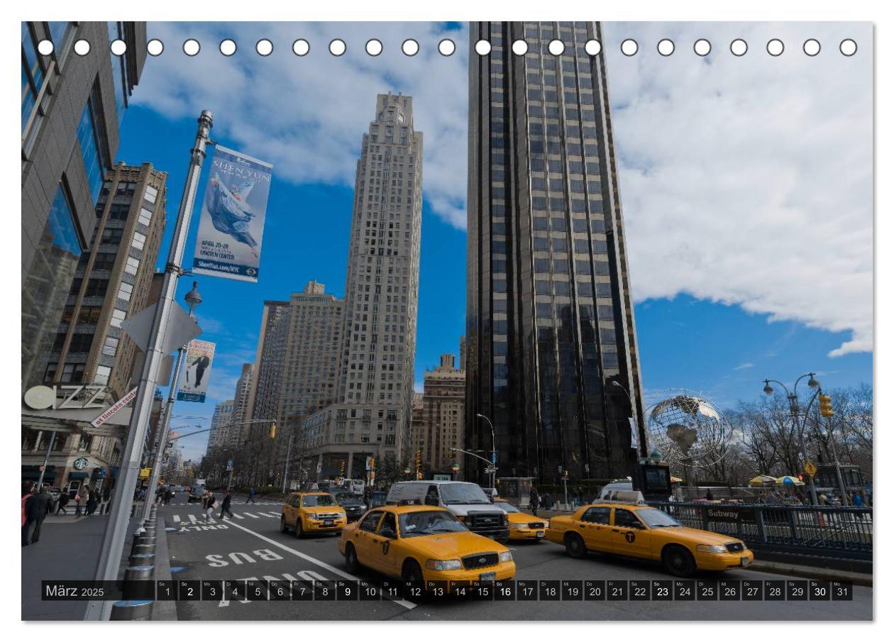 Bild: 9783435762514 | New York (Tischkalender 2025 DIN A5 quer), CALVENDO Monatskalender