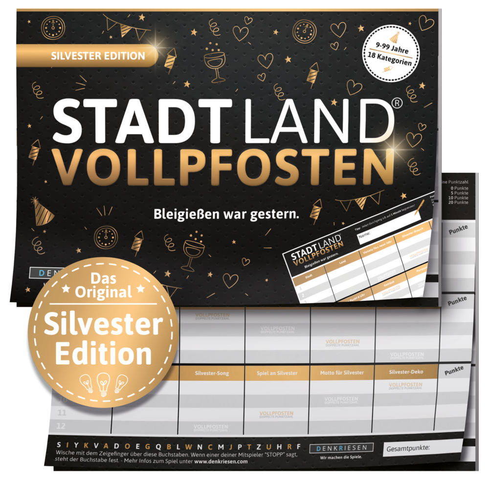 Cover: 4260528092628 | DENKRIESEN - STADT LAND VOLLPFOSTEN® - SILVESTER EDITION -...