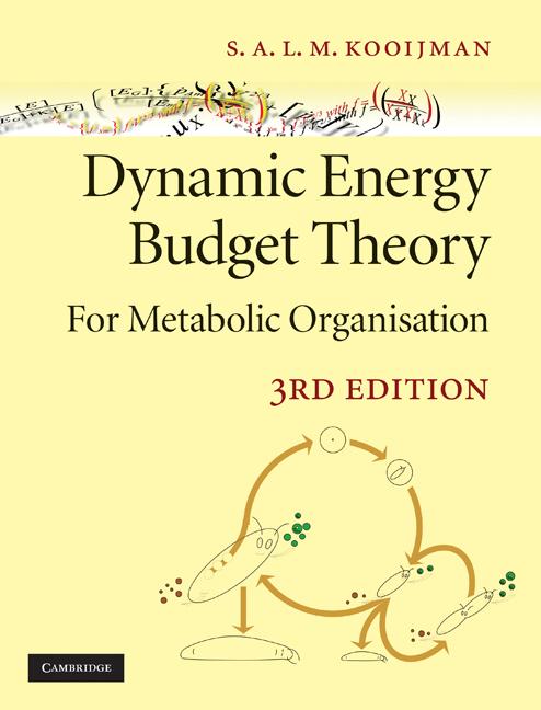 Cover: 9780521131919 | Dynamic Energy Budget Theory for Metabolic Organisation | Bas Kooijman