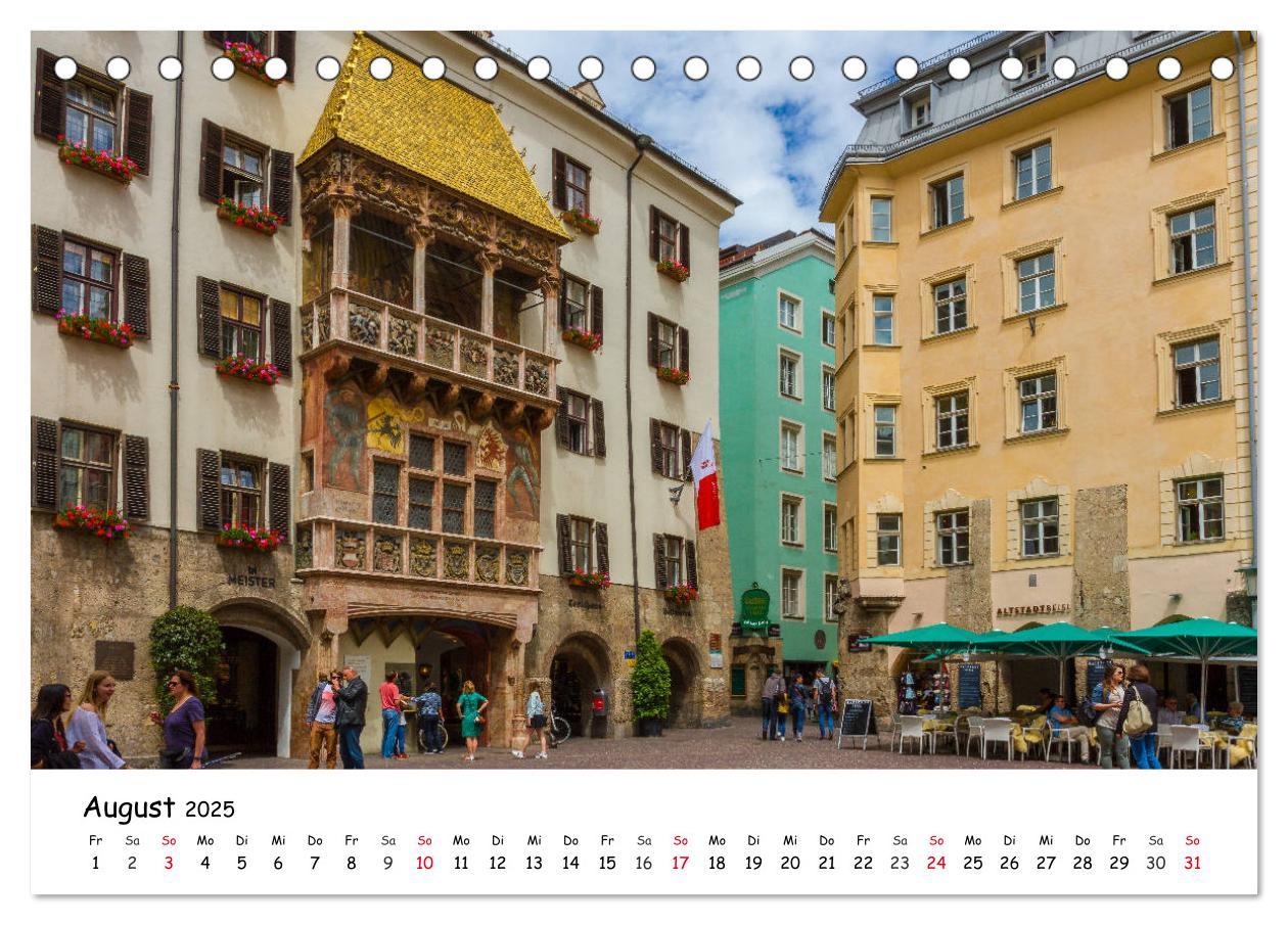 Bild: 9783435439027 | Grüße aus Innsbruck (Tischkalender 2025 DIN A5 quer), CALVENDO...