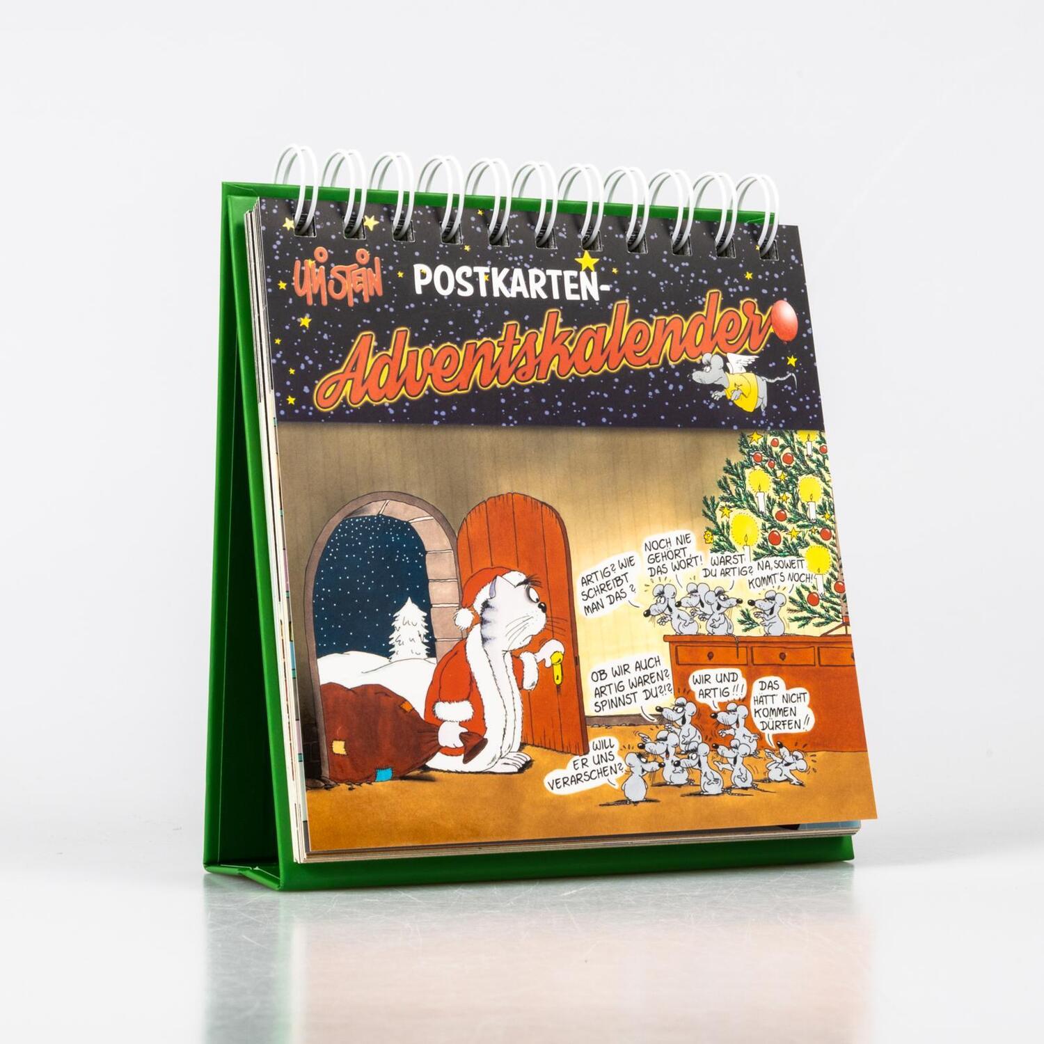 Bild: 9783830321279 | Uli Stein Adventskalender mit 24 Weihnachtskarten | Uli Stein | 25 S.