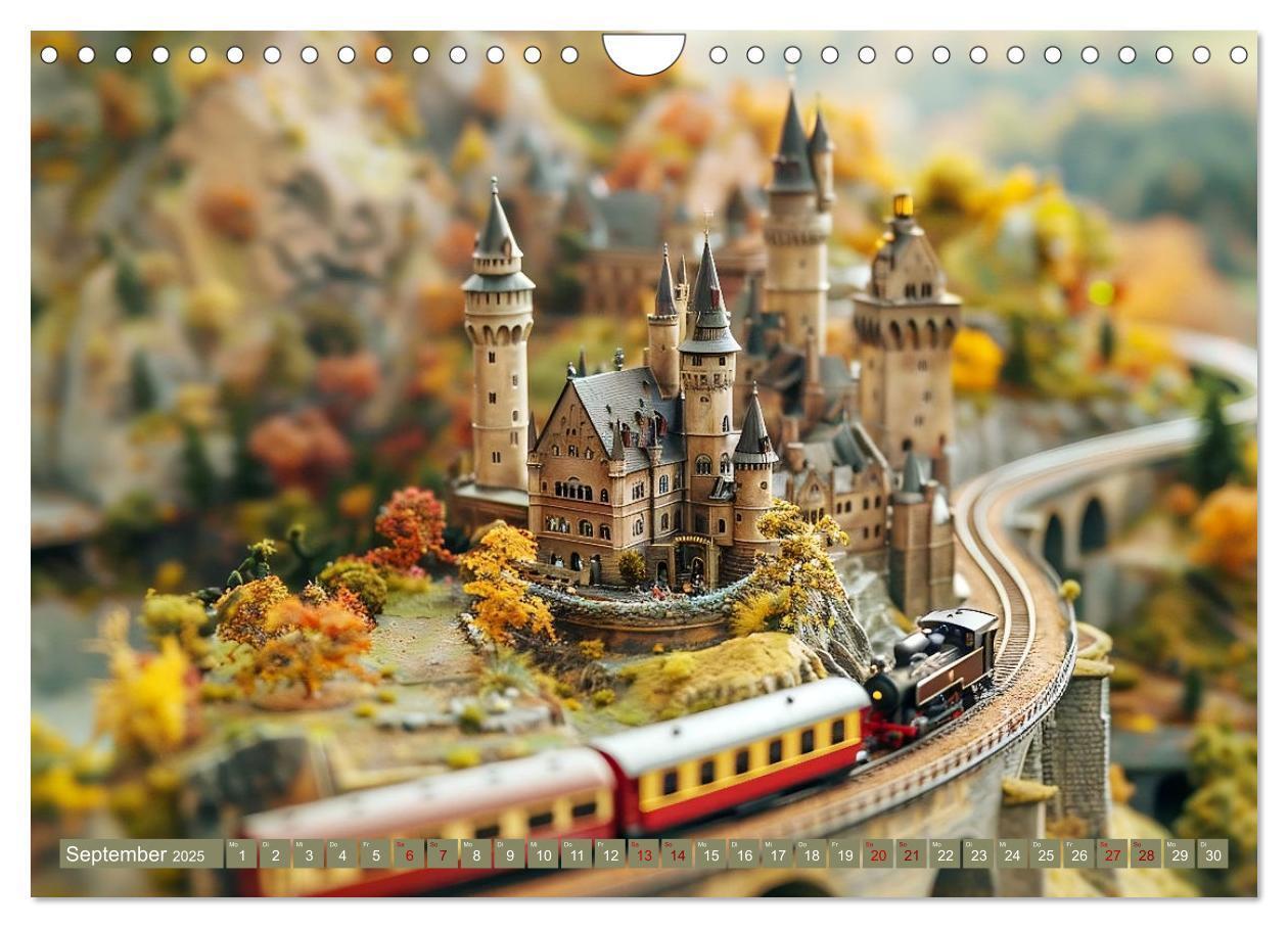 Bild: 9783435927562 | Miniaturwelt Eisenbahn - Zug um Zug ins Abenteuer (Wandkalender...