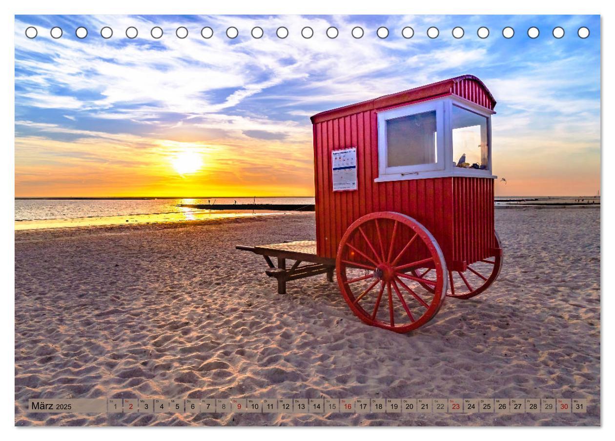 Bild: 9783435348824 | BORKUM Trauminsel in der Nordsee (Tischkalender 2025 DIN A5 quer),...