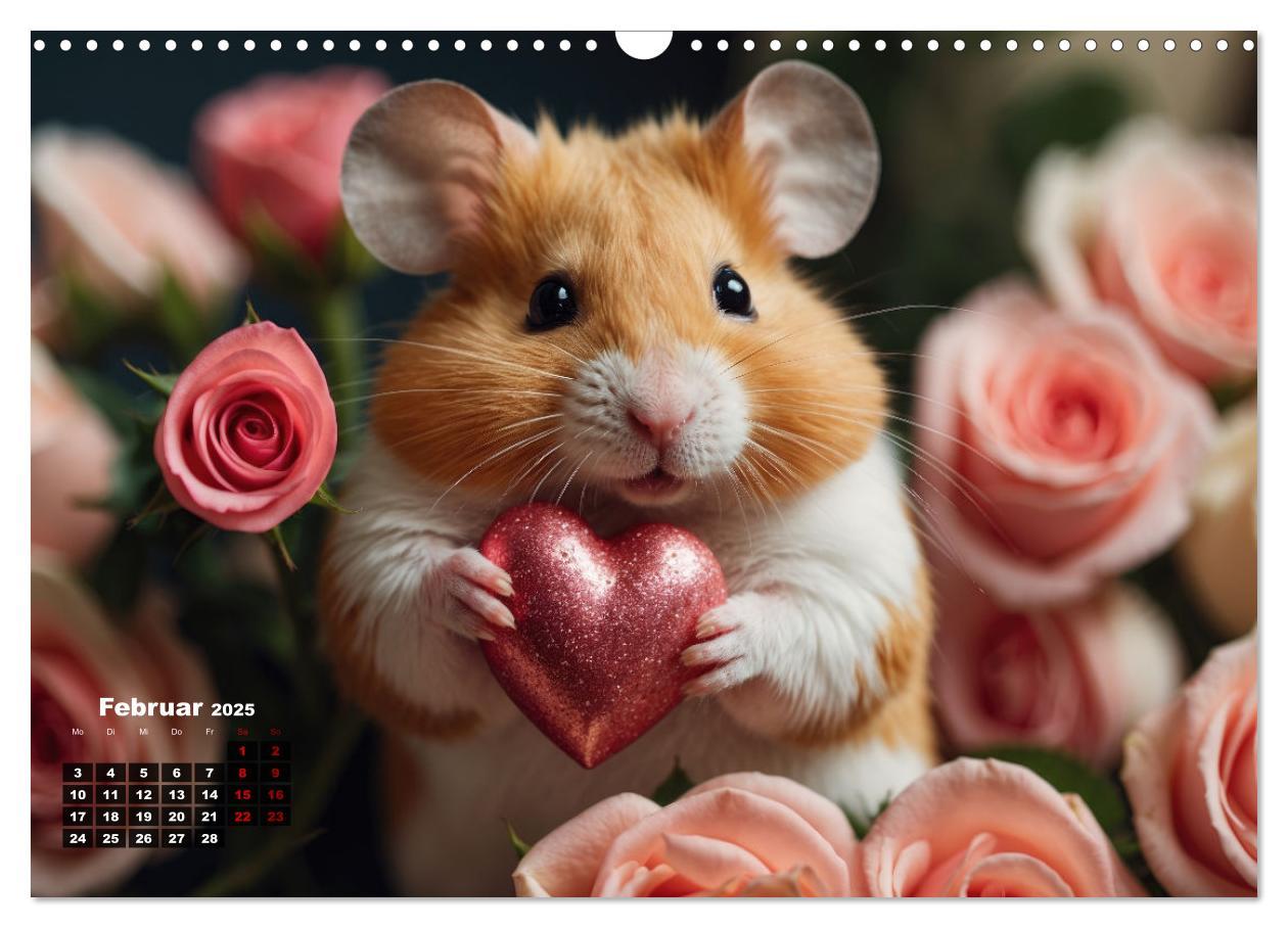 Bild: 9783383839214 | Hamstertage (Wandkalender 2025 DIN A3 quer), CALVENDO Monatskalender