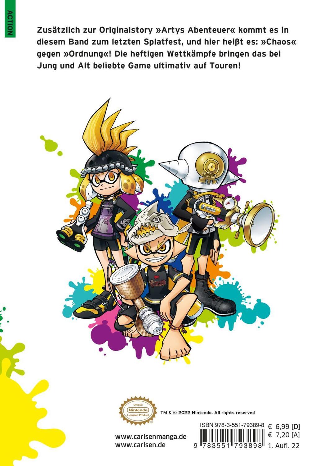 Rückseite: 9783551793898 | Splatoon 13 | Das Nintendo-Game als Manga! Ideal für Kinder und Gamer!