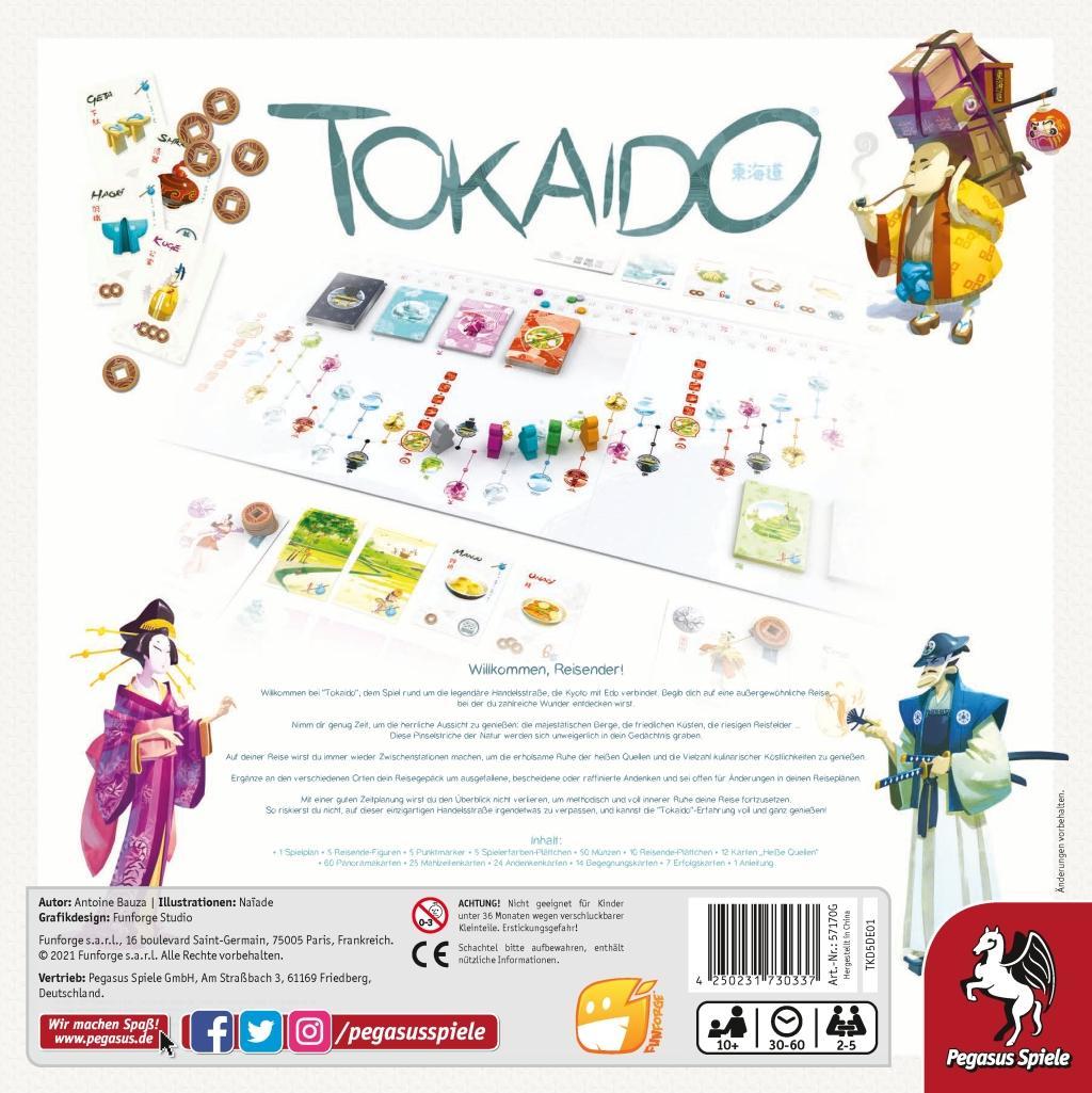 Bild: 4250231730337 | Tokaido | Spiel | 57170G | Deutsch | 2022 | Pegasus