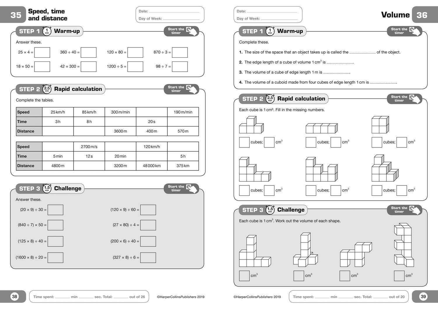 Bild: 9780008311124 | Maths in 5 Minutes a Day Age 9-10 | Ideal for Use at Home | KS2 | Buch