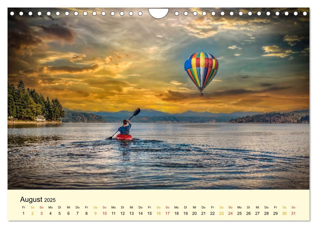 Bild: 9783383923432 | Kajak Abenteuer (Wandkalender 2025 DIN A4 quer), CALVENDO...