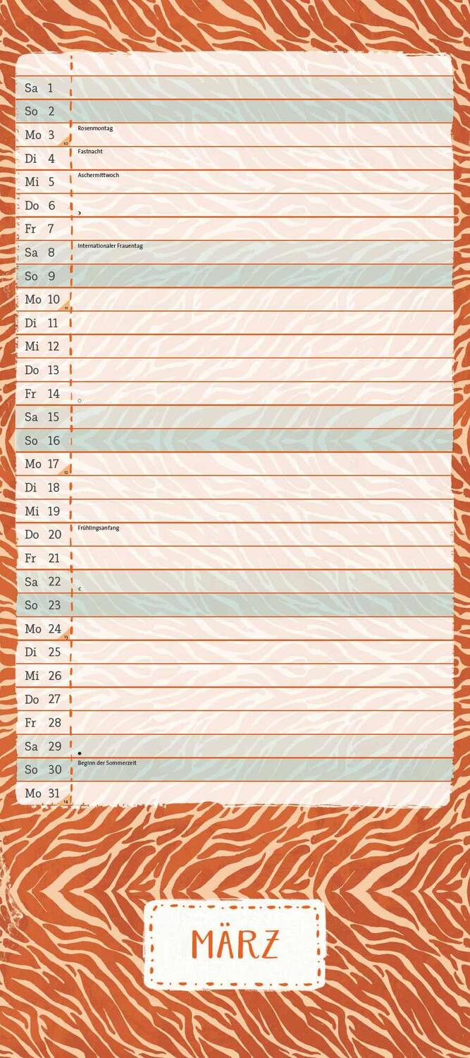 Bild: 4250809653594 | All About Orange 2025 - Planer mit variabler Spaltenzahl - Modernes...