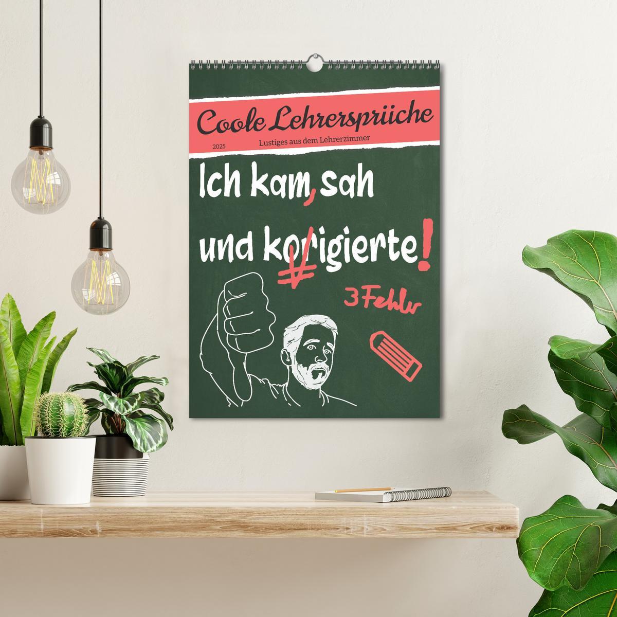 Bild: 9783435902927 | Coole Lehrersprüche (Wandkalender 2025 DIN A3 hoch), CALVENDO...