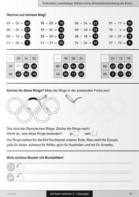 Bild: 9783939293019 | Ich kann rechnen 3. Lösungen | Ich kann rechnen 3. Lösungsheft | Buch