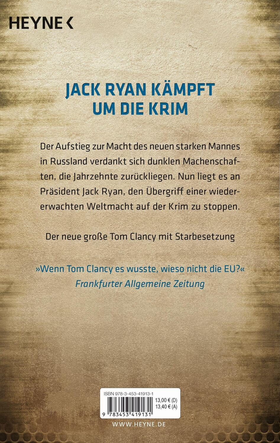 Bild: 9783453419131 | Command Authority | Kampf um die Krim - Thriller | Tom Clancy | Buch