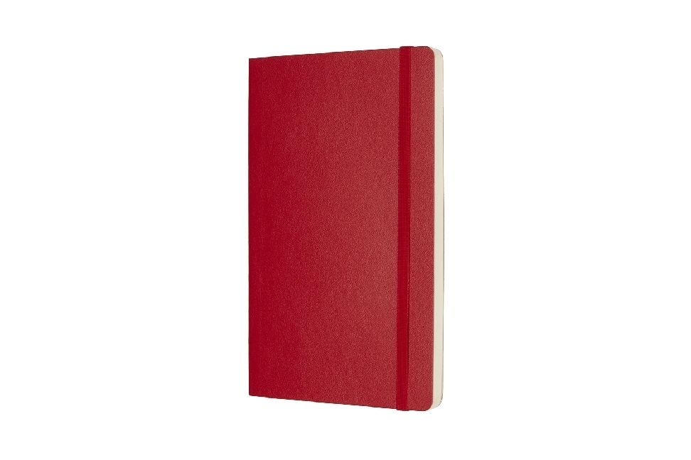 Bild: 8055002854658 | Moleskine Notizbuch Large/A5, Blanko, Soft Cover, Scharlachrot | Buch