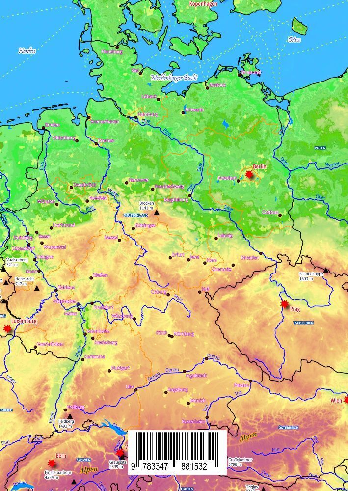 Bild: 9783347881532 | Kontinent Europa geographischer Atlas für Kinder | M&M Baciu | Buch