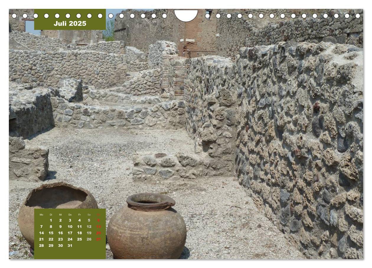 Bild: 9783435842605 | Pompeji-Kalender (Wandkalender 2025 DIN A4 quer), CALVENDO...