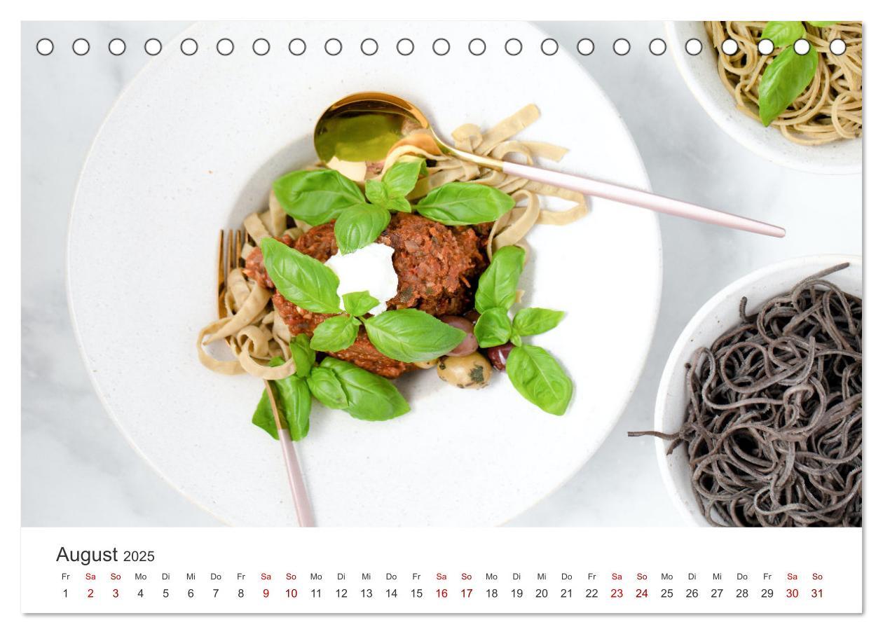 Bild: 9783383936203 | Vegan - Mmmh lecker! (Tischkalender 2025 DIN A5 quer), CALVENDO...