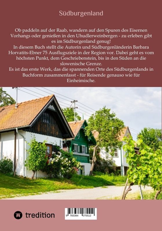 Bild: 9783384075512 | Südburgenland | 75 Ausflugsziele zum Entdecken und Erleben | Buch