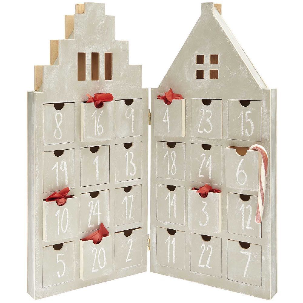 Bild: 4065166037204 | Adventskalender-Haus, mit 24 Schubladen, FSC 100% | Kalender