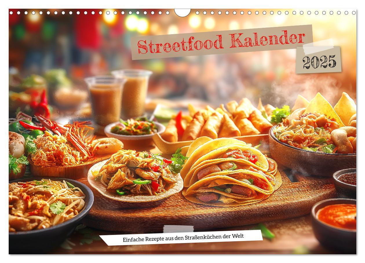 Cover: 9783457208687 | Streetfood Kalender - Einfache Rezepte aus den Straßenküchen der...