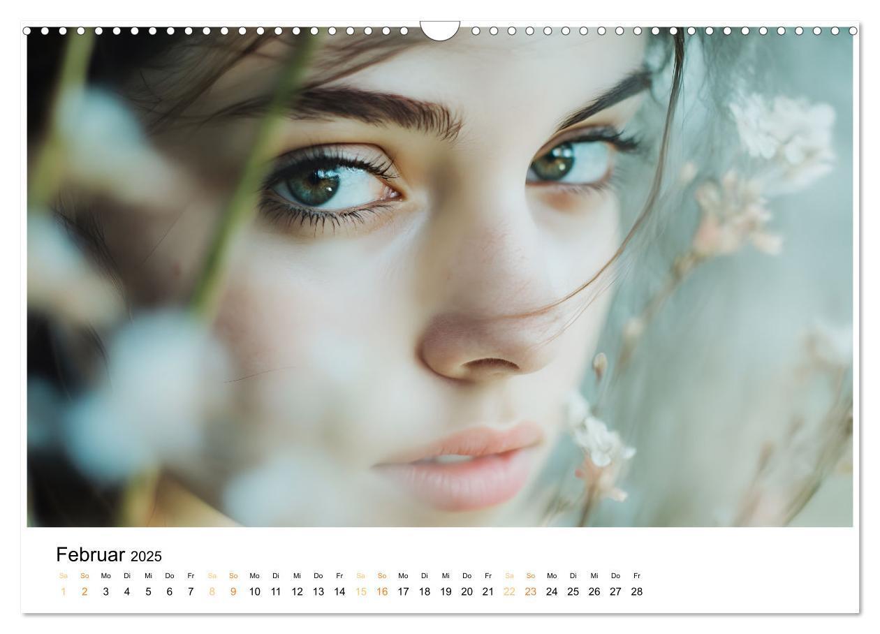 Bild: 9783457208724 | Magische Frauen Portraits (Wandkalender 2025 DIN A3 quer), CALVENDO...