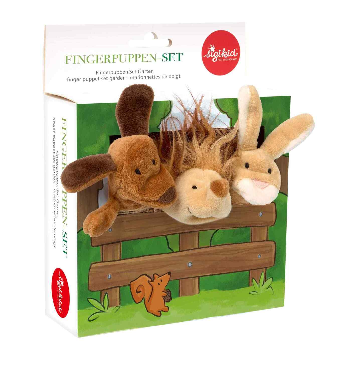 Cover: 4001190430154 | sigikid 43015 - Fingerpuppenset Garten, 3er Set | 43015 | 2024