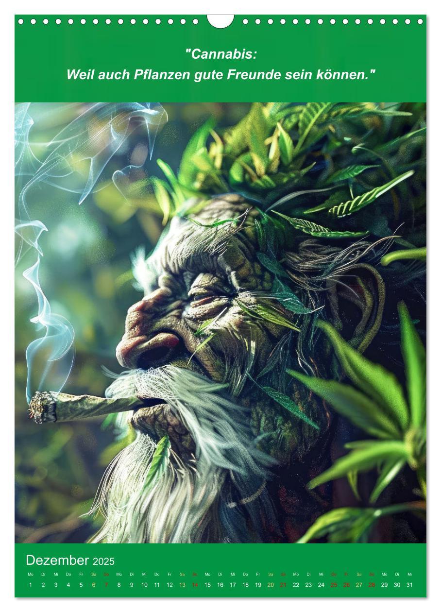 Bild: 9783435696246 | Der humoristische Cannabis Kalender (Wandkalender 2025 DIN A3...