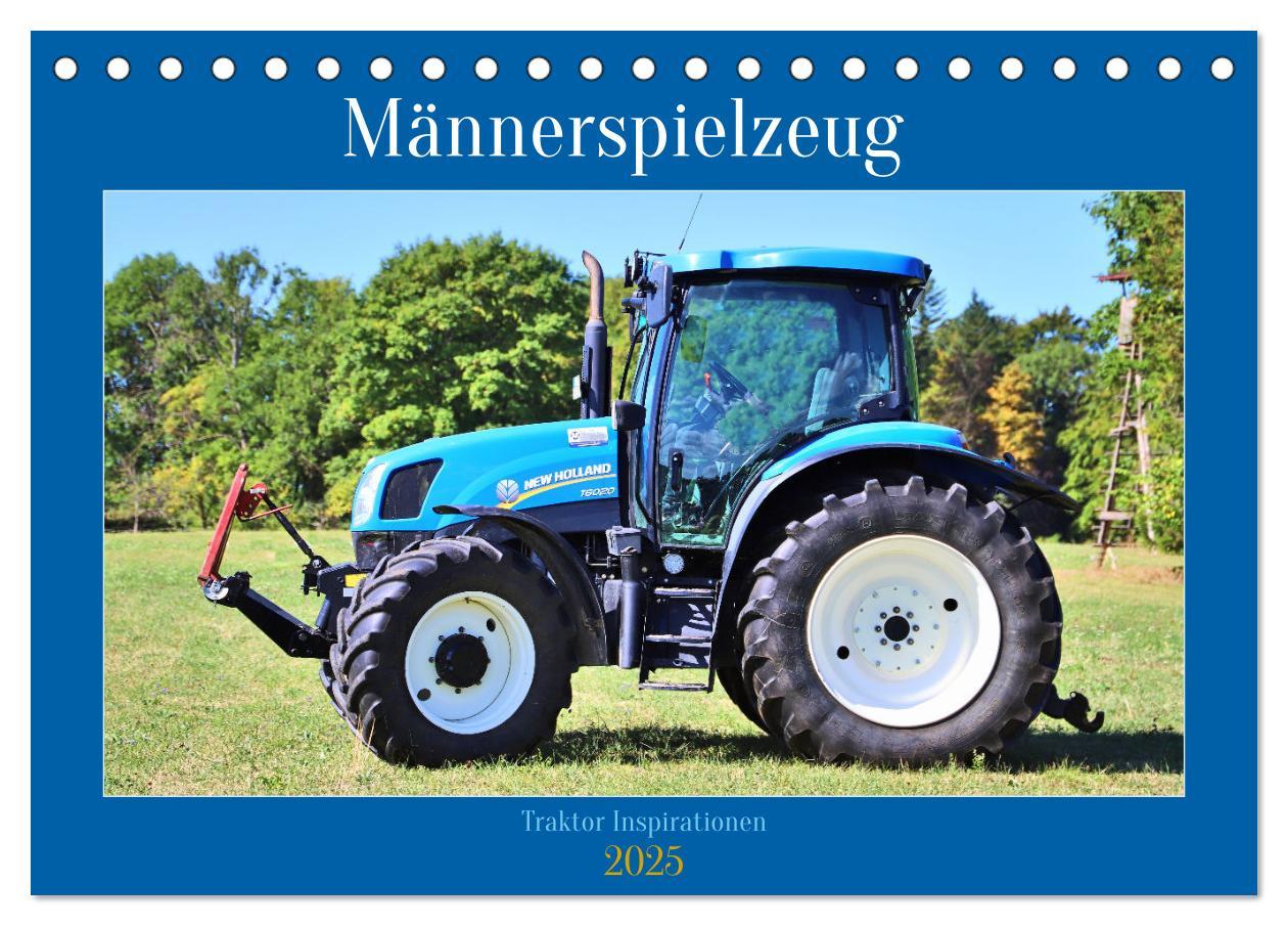 Cover: 9783383931741 | Männerspielzeug Traktor Inspirationen (Tischkalender 2025 DIN A5...